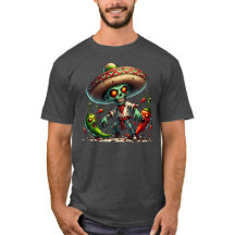Zombie Cinco de Mayo Man und Hot Paprikaschoten