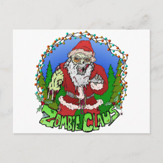 Zombie Claus Postkarte