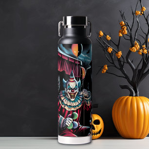 Zombie, Clown, Vamp und Halloween-Puppe Trinkflasche