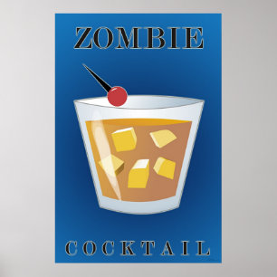 Zombie Cocktail Poster