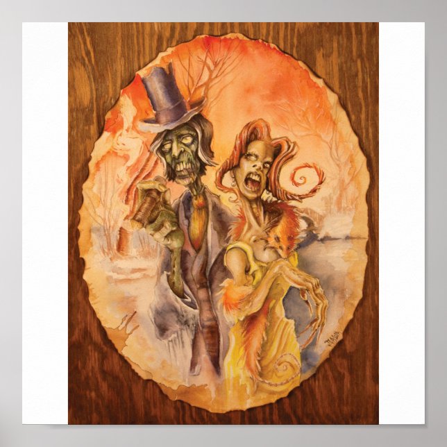 Zombie Couple Poster (Vorne)