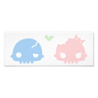 Zombie Couple Prints