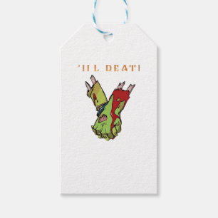 Zombie Couple Till Death Do us Part Classic Geschenkanhänger