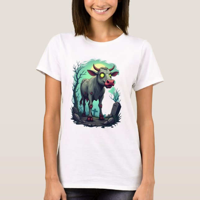 Zombie Cow Apocalypse T-Shirt (Vorderseite)