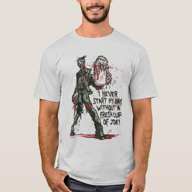Zombie Cup von Joe T-Shirt (Vorderseite)