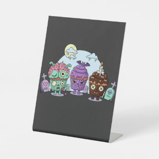 Zombie Cupcake Halloween Sockelschild
