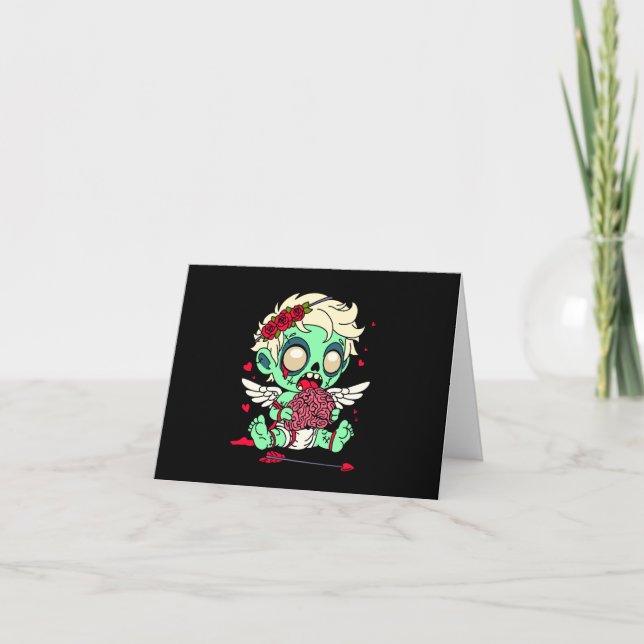 Zombie Cupid Karte (Vorderseite)
