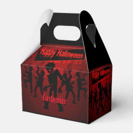 Zombie Dance Party Happy Halloween Gable Geschenkschachtel