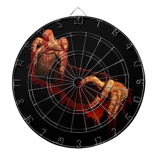 Zombie Dartboard Cool Halloween Zombie Darts Dartscheibe (vorne)
