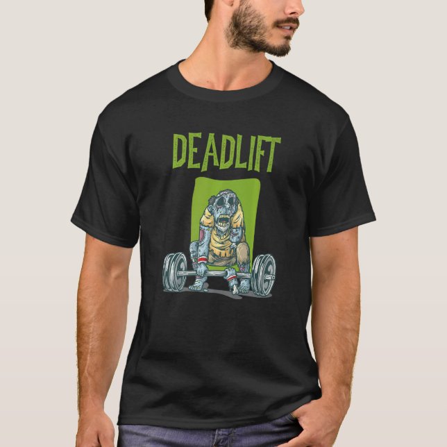 Zombie Deadlift Weichtrainage Training Workout T T-Shirt (Vorderseite)
