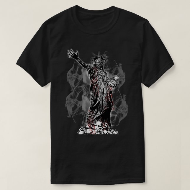 Zombie der Freiheit T-Shirt (Design vorne)