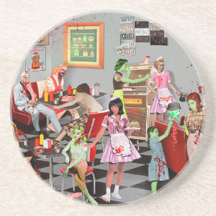 Zombie Diner Getränkeuntersetzer