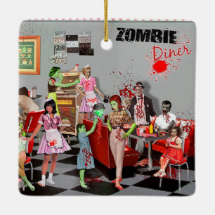 Zombie Diner Keramikornament