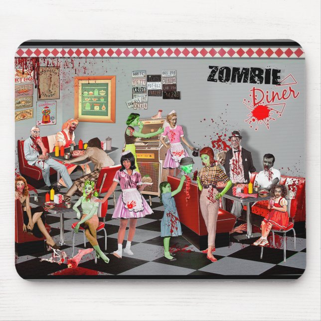 Zombie Diner Mousepad (Vorne)