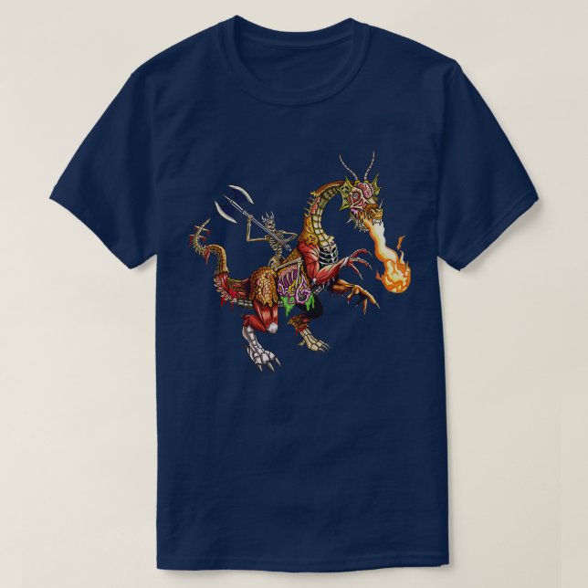 Zombie Dragon Rider Classic TShirt (Design vorne)