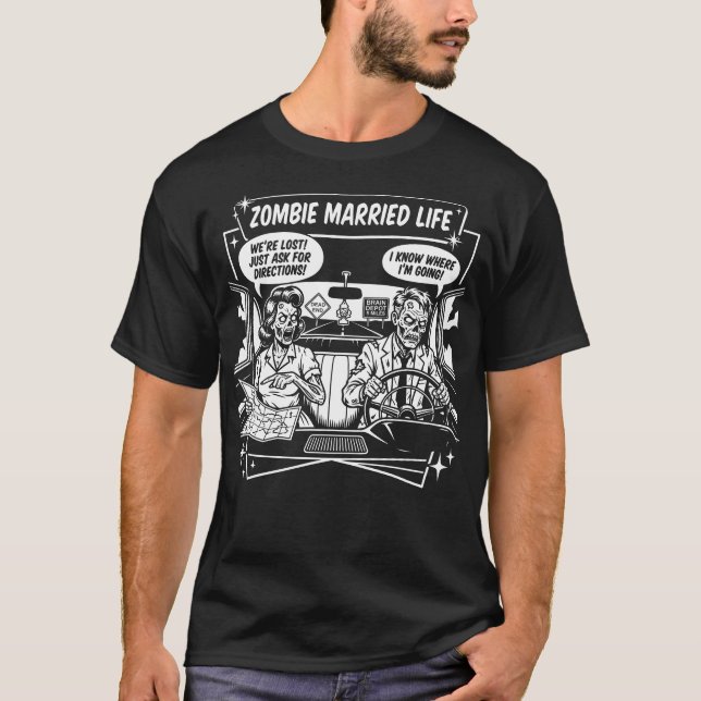 Zombie Eheleben Roadtrip T-Shirt (Vorderseite)
