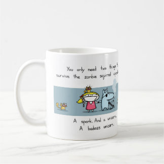 Zombie-Eichhörnchen-Apokalypse-Tasse Tasse