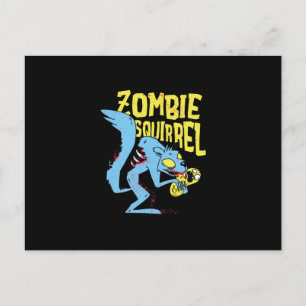 Zombie-Eichhörnchen Postkarte
