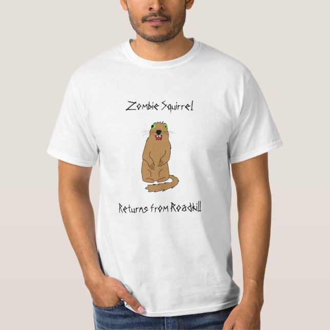 Zombie-Eichhörnchen-T - Shirt (Vorderseite)