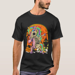 Zombie-Einhorn Grusel-Halloween-Junge-Mädchen-Klei T-Shirt