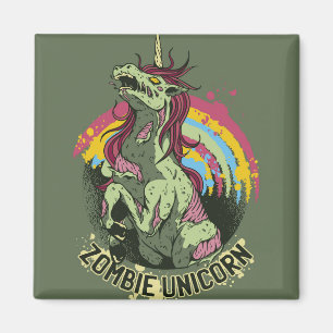 Zombie-Einhorn Magnet