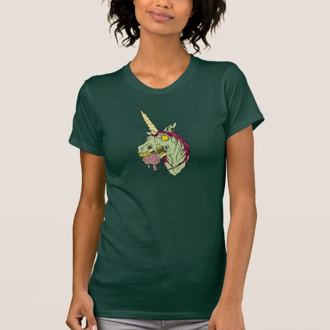 Zombie-Einhorn-T-Shirt T-Shirt (Vorderseite)