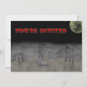 Zombie-Einladung Einladung