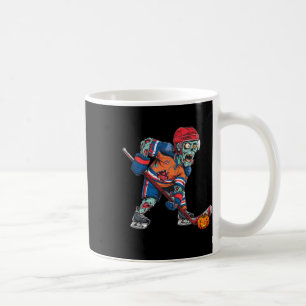 Zombie-Eishockeyspieler Lustiges Halloween-Kostüm  Kaffeetasse