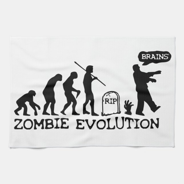 Zombie-Evolution Handtuch (Horizontal)