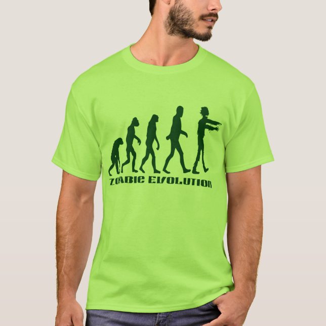 Zombie-Evolution T-Shirt (Vorderseite)