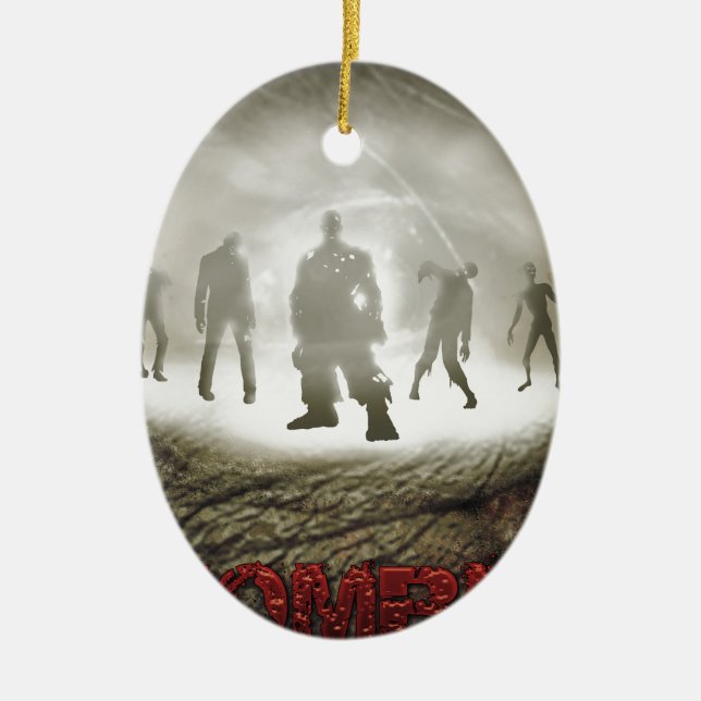 Zombie Eye Keramikornament (Vorne)
