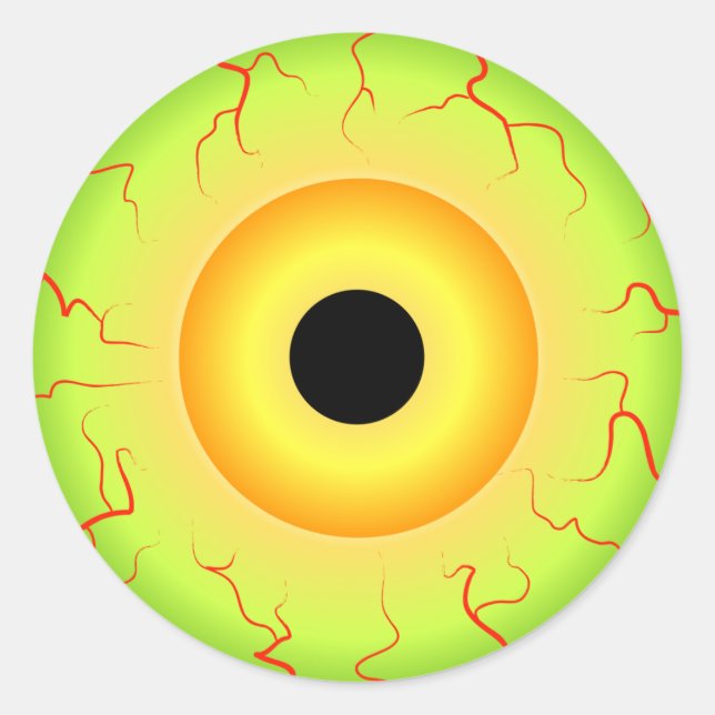 Zombie Eye Sticker (Vorderseite)