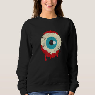 Zombie Eyeball Halloween-Party Beängstigend Zombie Sweatshirt