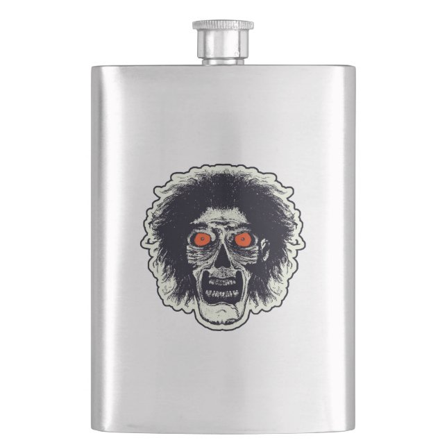 Zombie Face Flachmann (Vorderseite)