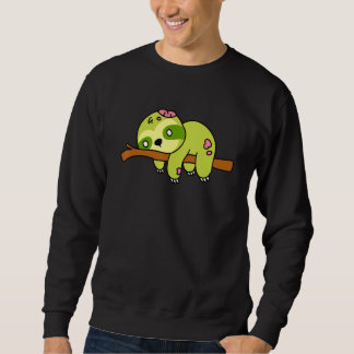 Zombie Faultier Halloween Tier Süßes Monster Grafi Sweatshirt