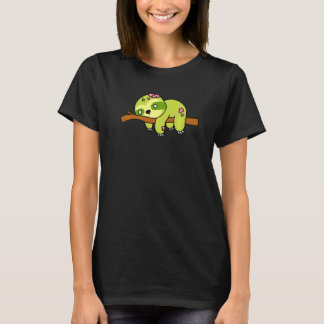 Zombie Faultier Halloween Tier Süßes Monster Grafi T-Shirt