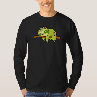 Zombie Faultier Halloween Tier Süßes Monster Grafi T-Shirt