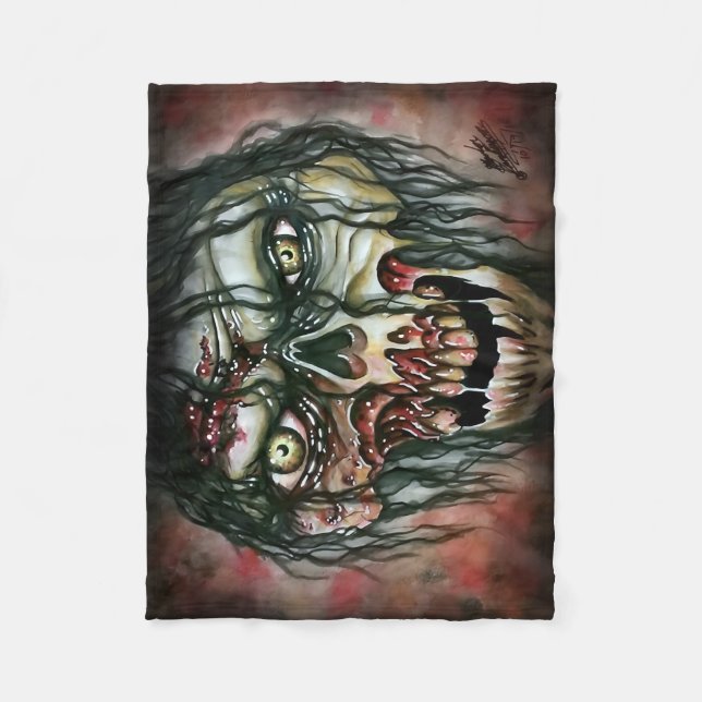 Zombie Fleecedecke (Vorderseite)