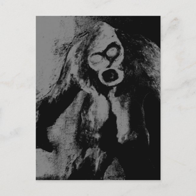 Zombie Freak Postkarte (Vorderseite)