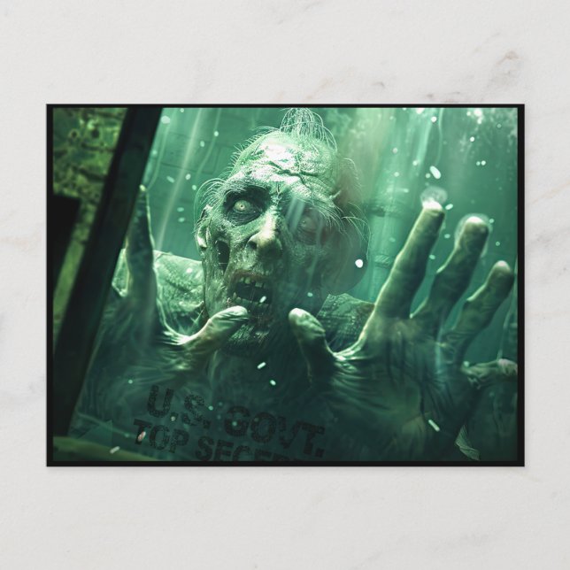 Zombie Fred Postkarte (Vorderseite)