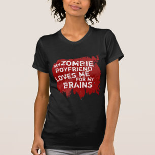 Zombie-Freund-Lieben meine Gehirn-lustigen T - T-Shirt