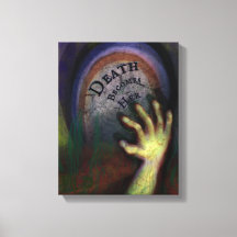 Zombie Friedhof Hand Spuk Kunst
