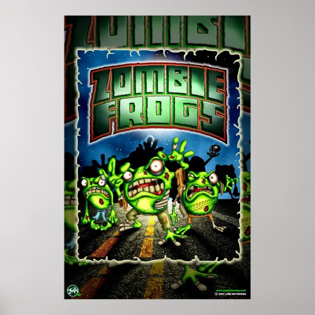 Zombie Frogs Poster (Vorne)