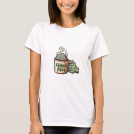 Zombie Fuel Brain Coffee Halloween T - Shirt