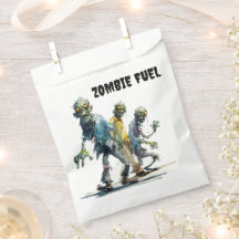 Zombie Fuel | Halloween Candy Favor Bags