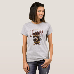 Zombie Funny mit genug Kaffee T-Shirt