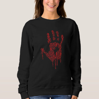 Zombie für Zombies Handschrift zu Halloween Sweatshirt