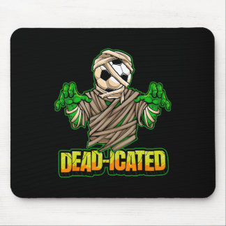 Zombie-Fußballspieler Grusel-Fußball Halloween  Mousepad
