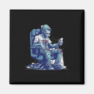 Zombie Gamer Halloween Costume Gaming Videospiel C Magnet