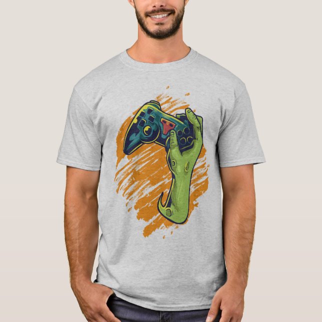 Zombie Gamer T-Shirt (Vorderseite)